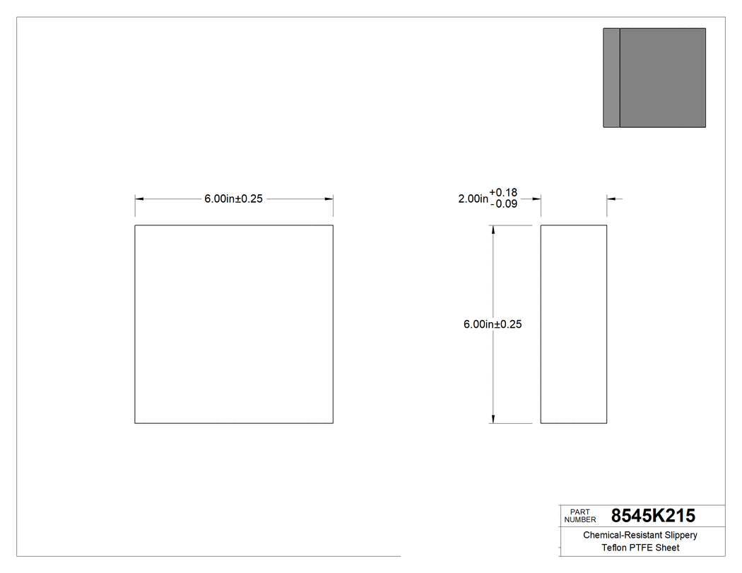 Technical drawing - 8545K215
